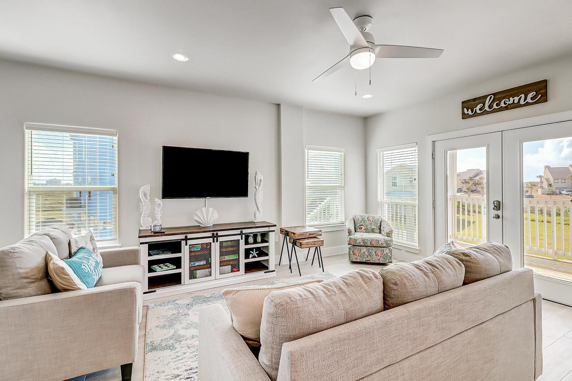 Bella Vista & Four Winds House Villa Mustang Beach Rom bilde